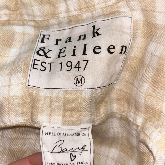 Frank and Eileen Barry Linen button-down top M - Picture 4 of 6